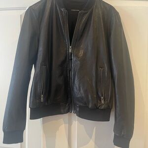 CNC Costume National Leather Bomber